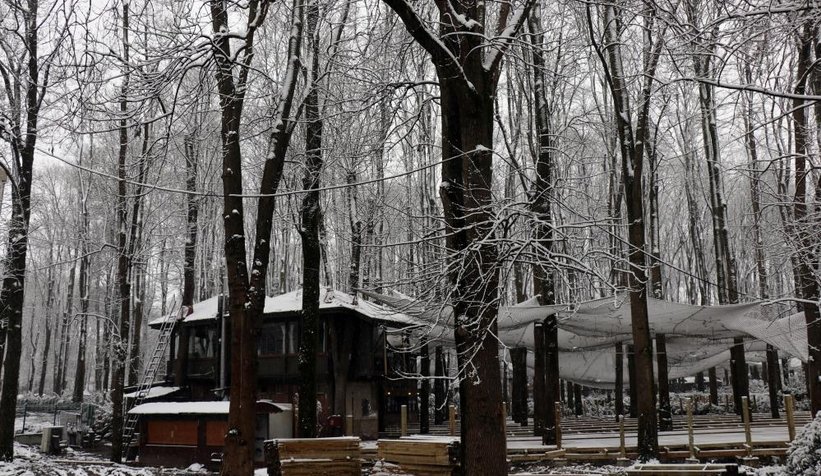 Sakarya'dan kar manzaraları