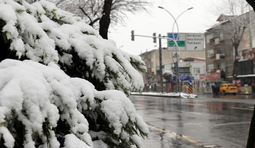 Sakarya'dan kar manzaraları