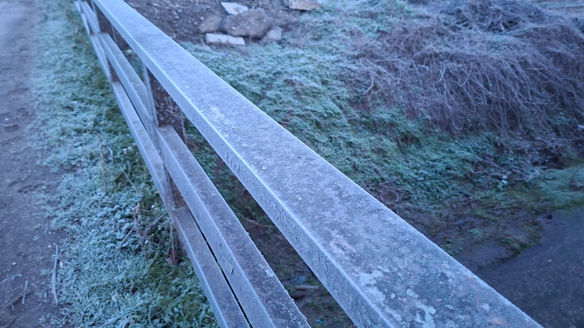 Sakarya güne böyle uyandı; Buz kesti