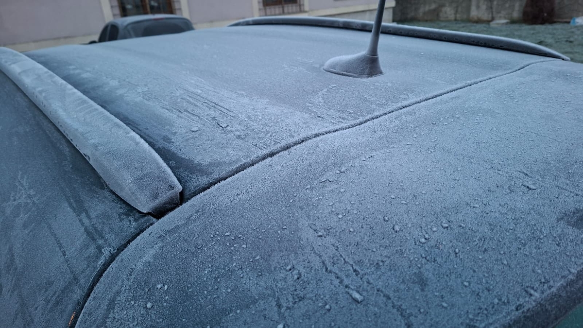 Sakarya güne böyle uyandı; Buz kesti