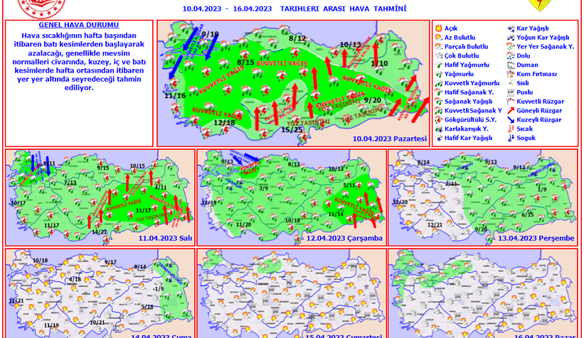 Sakarya için kuvvetli yağış uyarısı; Üç gün sürecek