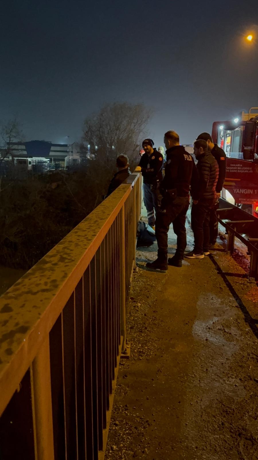 Sakarya Köprüsü'nde intihar girişimi