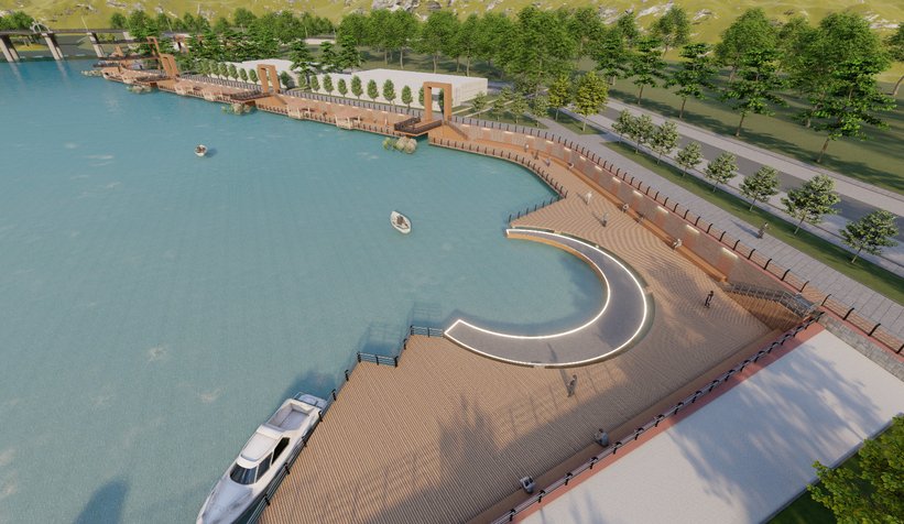 Sakarya Nehri kıyısında rekreasyon projesi başladı