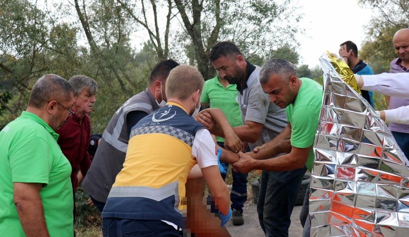Sakarya Nehri'nde facia 4 çocuk kurtarıldı biri kayıp