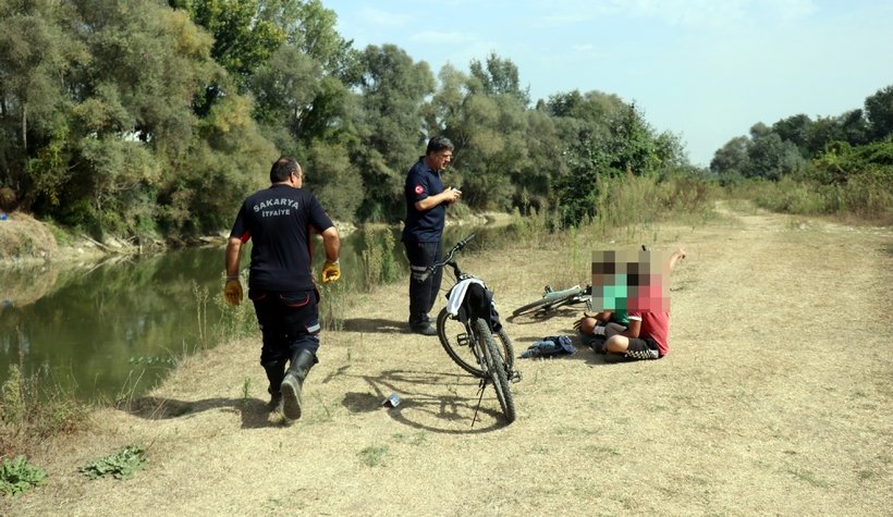 Sakarya Nehri'nde facia 4 çocuk kurtarıldı biri kayıp