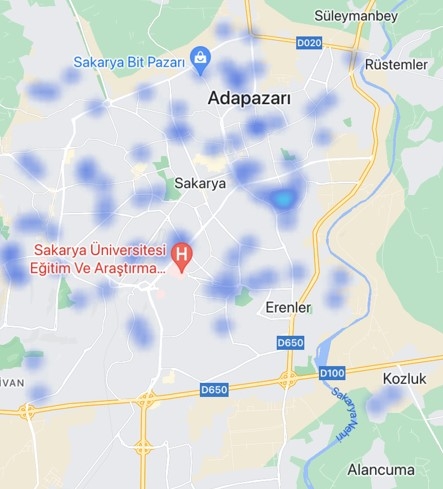Sakarya'nın korona haritasında son durum