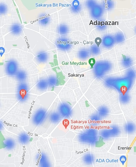 Sakarya'nın korona haritasında son durum