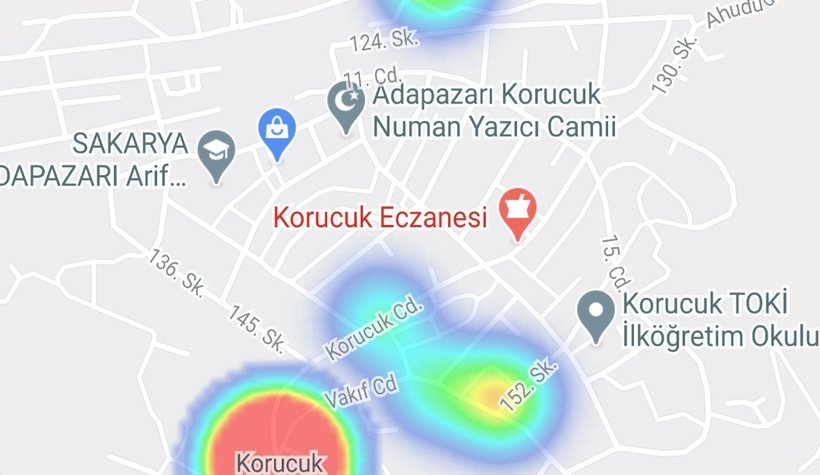 Sakarya'nın korona haritasında son durum