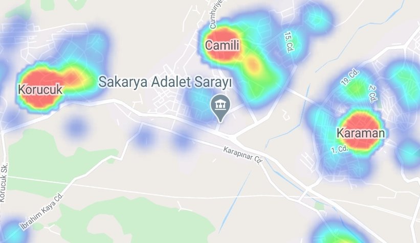 Sakarya'nın korona haritasında son durum