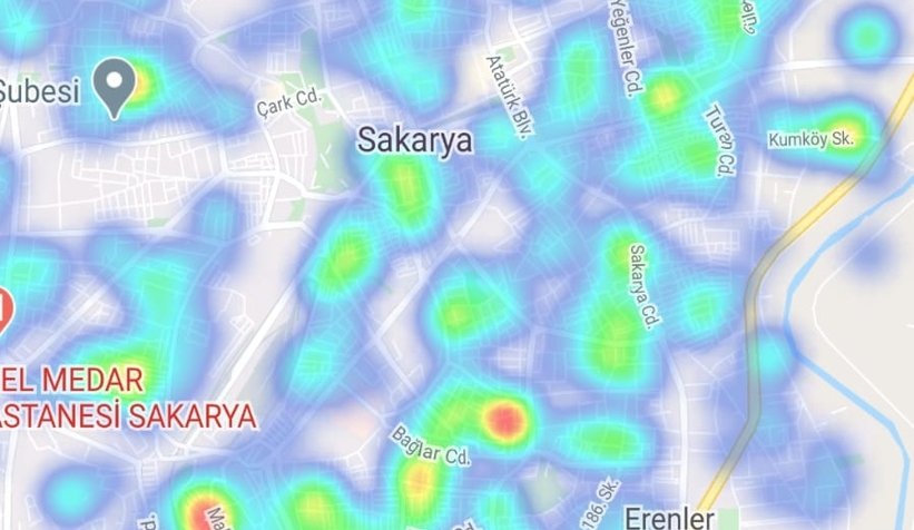 Sakarya'nın korona haritasında son durum