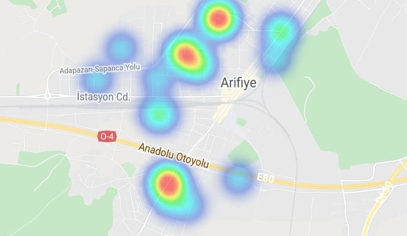 Sakarya'nın korona haritasında son durum