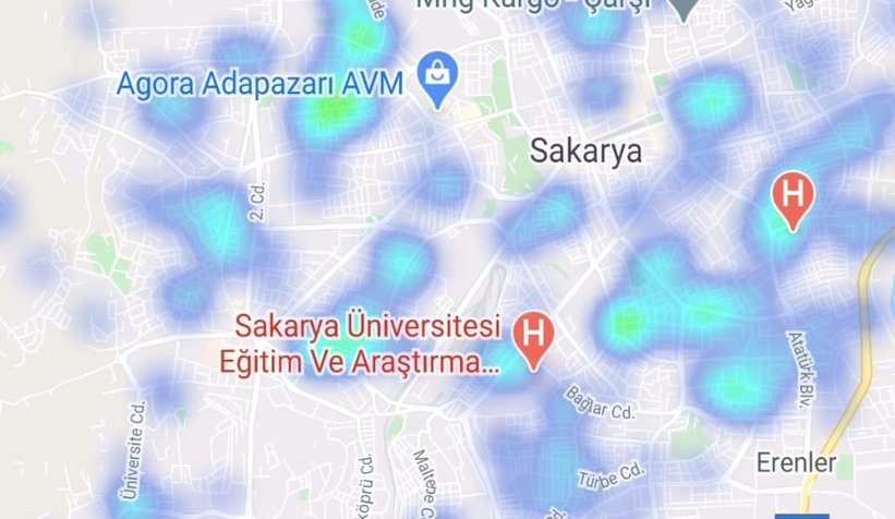 Sakarya'nın korona haritasında son durum