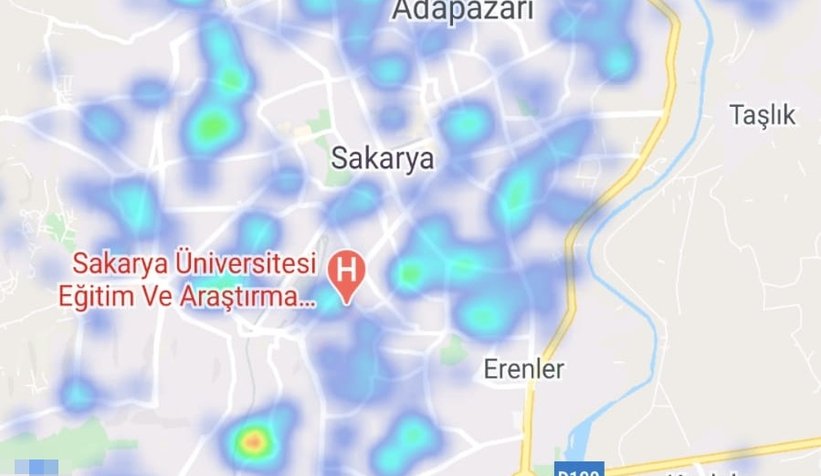 Sakarya'nın korona haritasında son durum