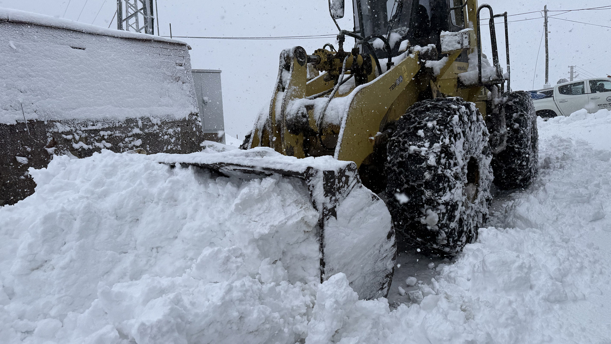 Sakarya'nın yüksek kesimlerinden kar fotoğrafları