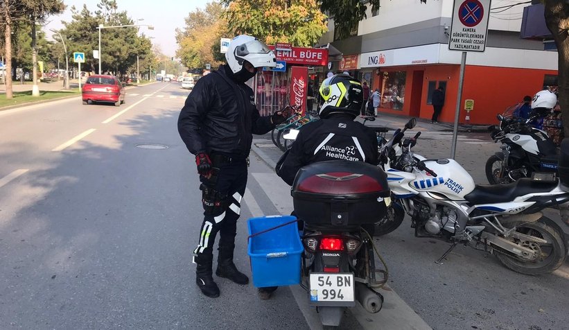 Sakarya polisinden motosiklet denetimi