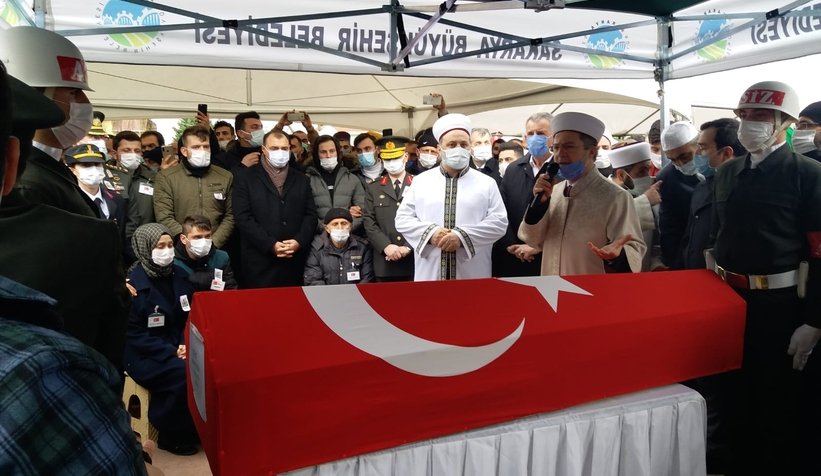 Sakarya şehidini dualarla uğurladı