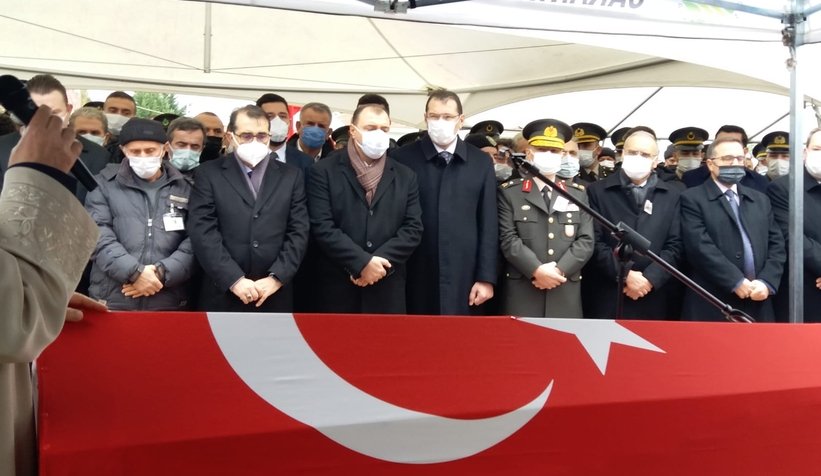 Sakarya şehidini dualarla uğurladı