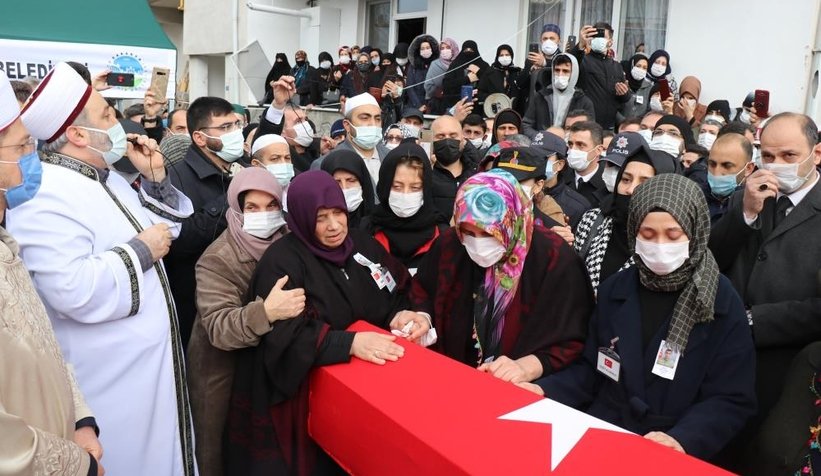 Sakarya şehidini dualarla uğurladı