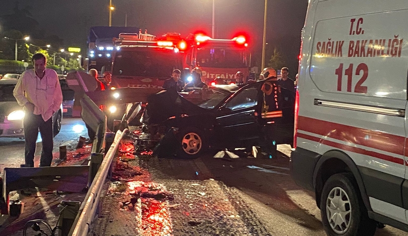 Sakarya sınırlarında kaza: 1 ölü, 1 yaralı