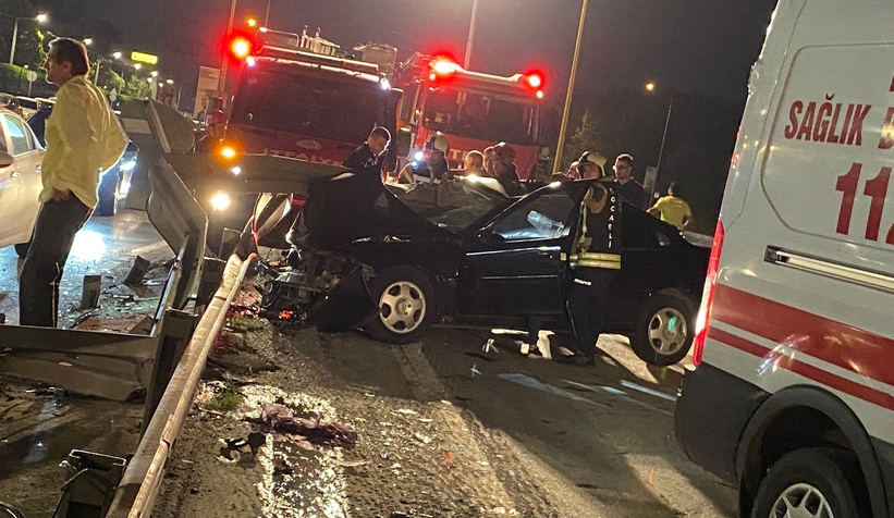 Sakarya sınırlarında kaza: 1 ölü, 1 yaralı