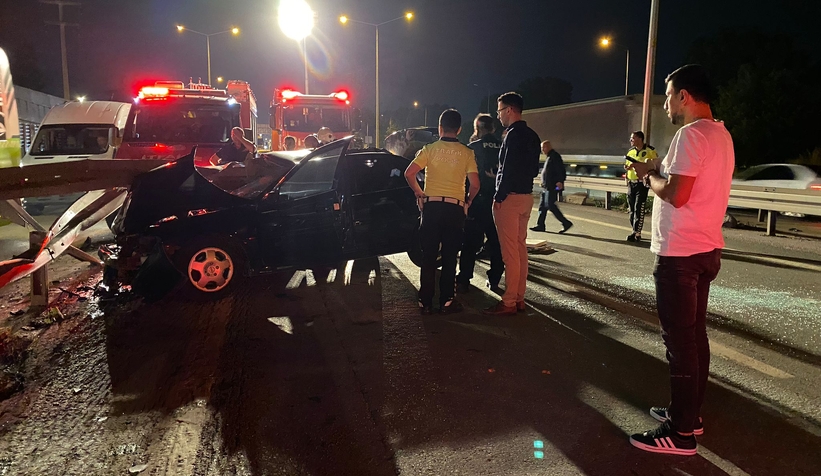 Sakarya sınırlarında kaza: 1 ölü, 1 yaralı