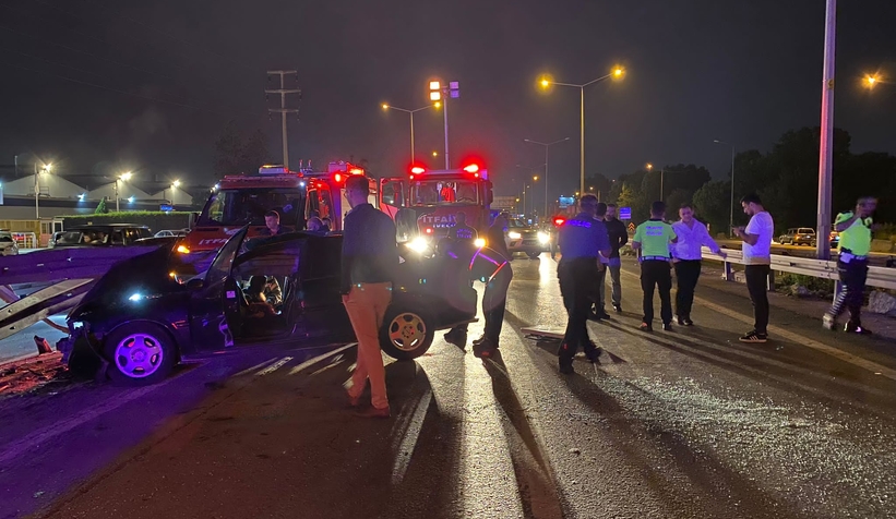 Sakarya sınırlarında kaza: 1 ölü, 1 yaralı