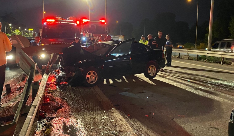 Sakarya sınırlarında kaza: 1 ölü, 1 yaralı