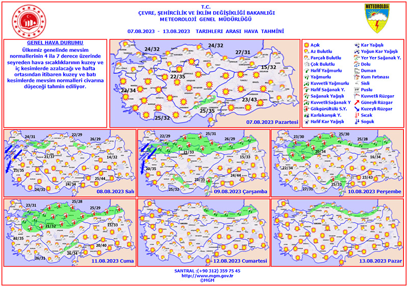 Sakarya'ya yağmur geliyor! Meteoroloji gün verdi