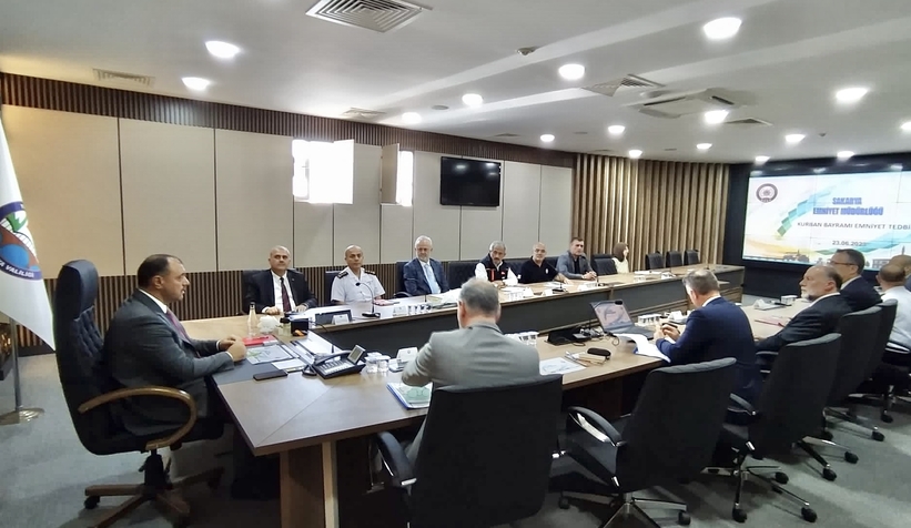 Sakaryada bayram tedbirleri toplantısı gerçekleştirildi