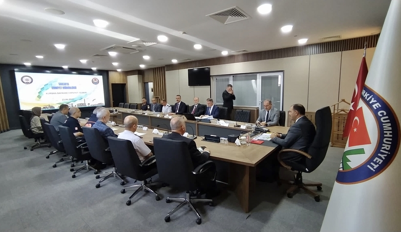 Sakaryada bayram tedbirleri toplantısı gerçekleştirildi