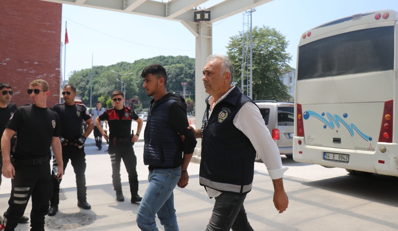 Sakaryada ortaya çıkan 515 çetesi üyeleri adliyede