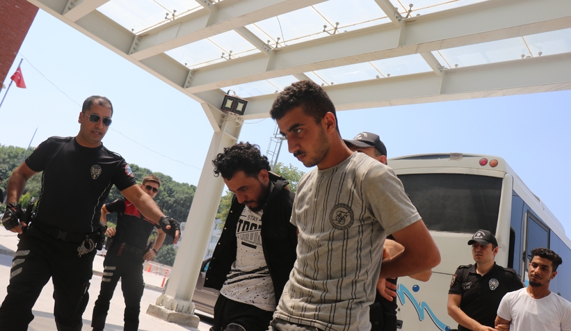 Sakaryada ortaya çıkan 515 çetesi üyeleri adliyede