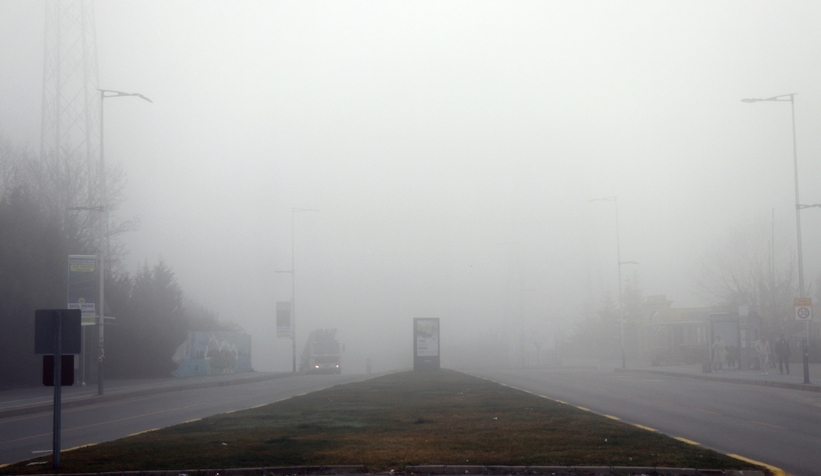 Sakarya’da sis etkili oldu