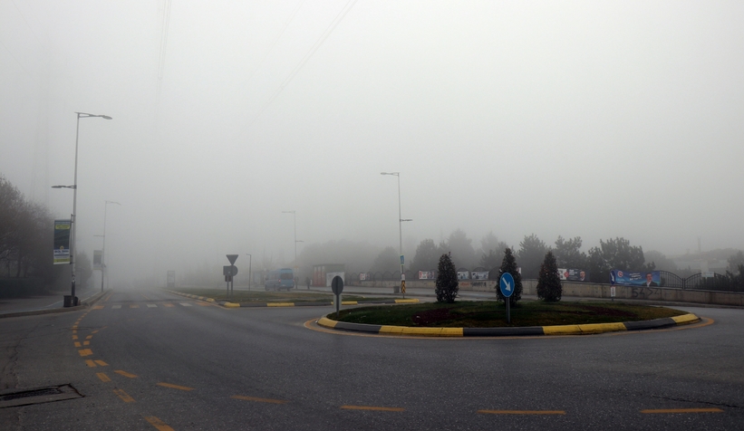 Sakarya’da sis etkili oldu