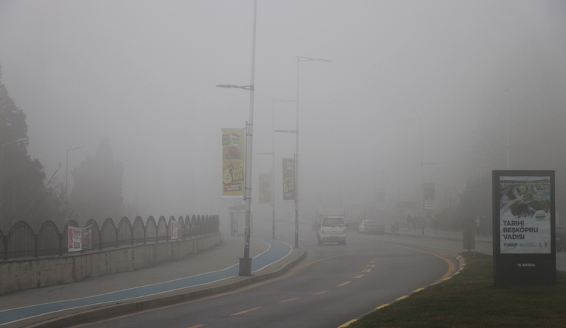 Sakarya’da sis etkili oldu