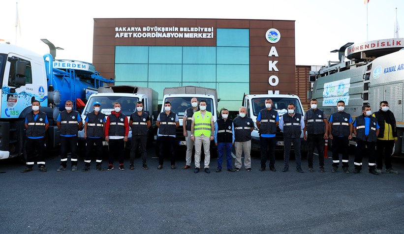 Sakarya’dan afet bölgesine destek