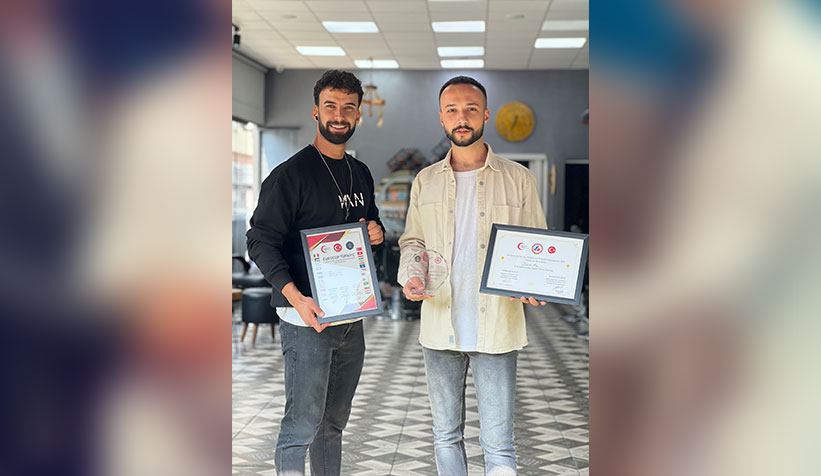 Sakaryalı kuaför uluslararası yarışmada ödül aldı