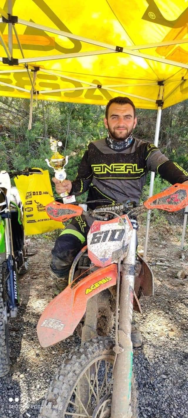 Sakaryalı motokroscu üçüncü oldu