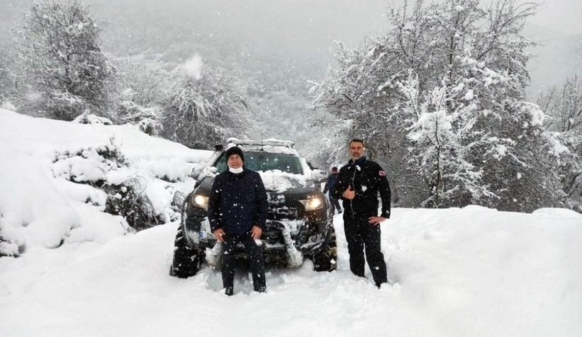 Sakaryalı off-roadcıların kar keyfi