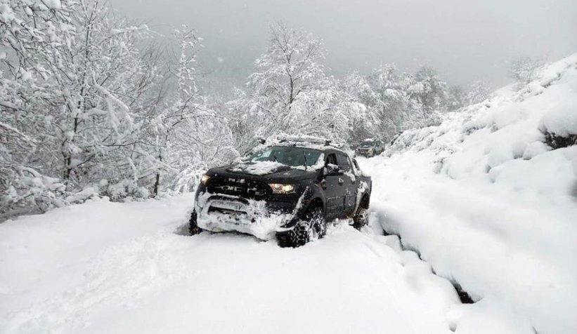 Sakaryalı off-roadcıların kar keyfi