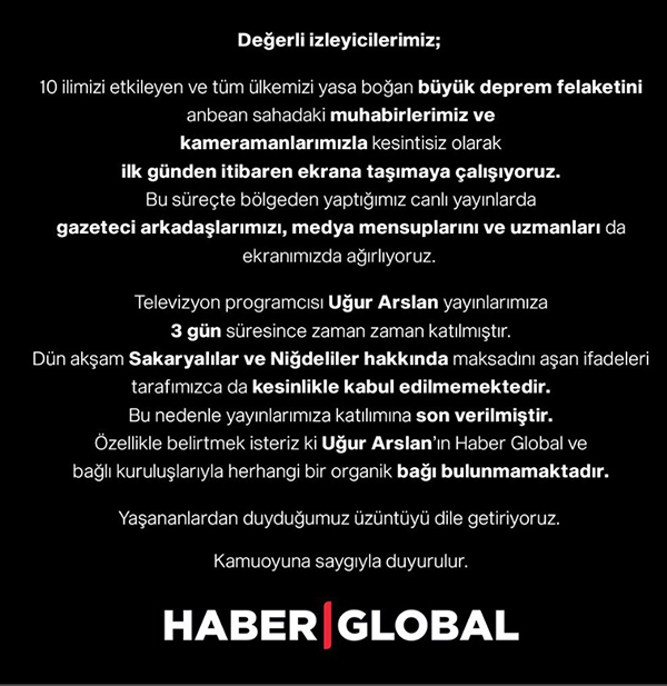 Sakaryalıları ayağa kaldırmıştı; Televizyon son verdi