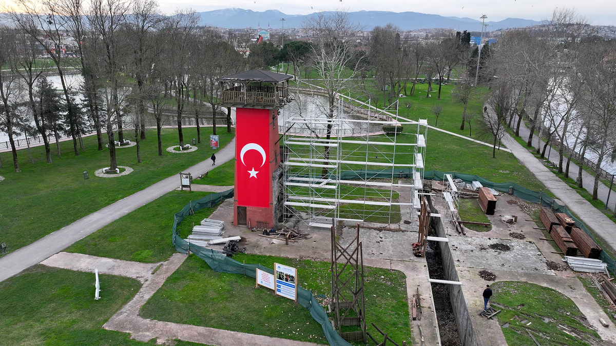Sakarya’nın sembolü Tarihi Çark yepyeni yüze kavuşuyor
