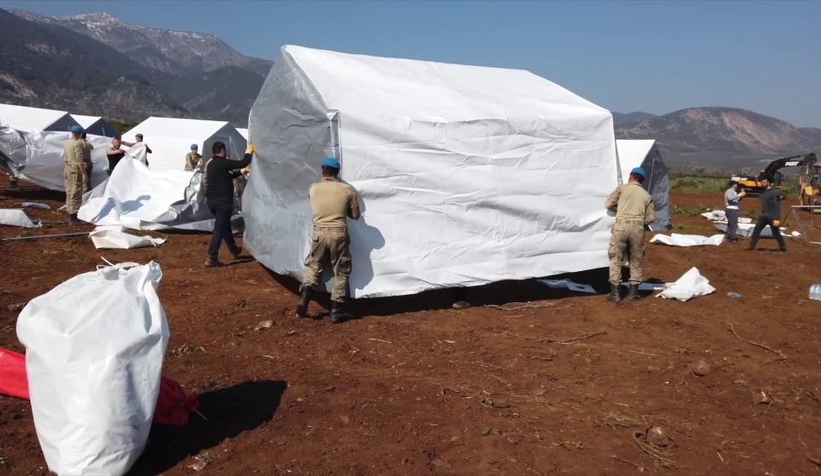 Sakaryaspor'dan Hatay Kırıkhan’a çadır kent