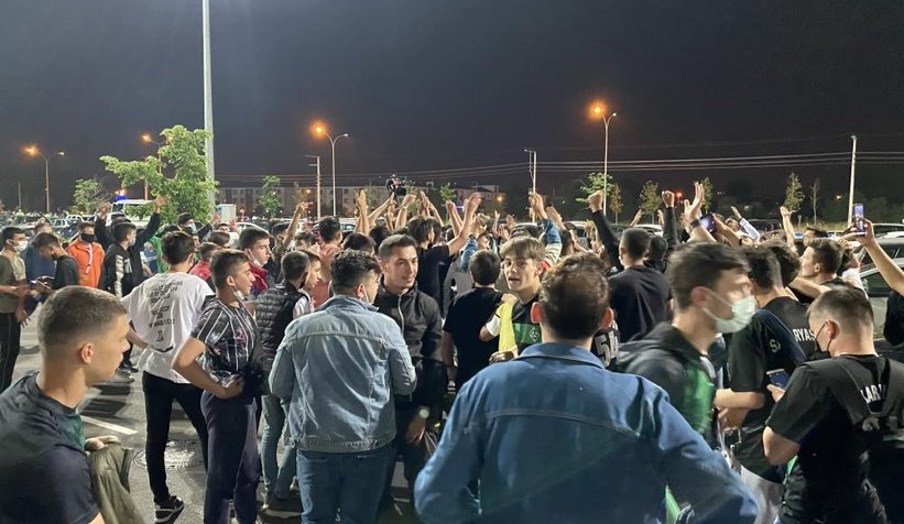 Sakaryaspor finale çıktı, taraftar coştu