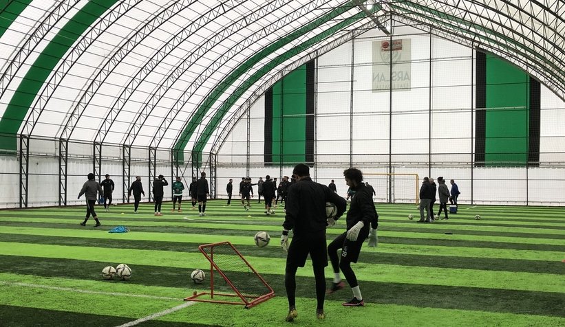 Sakaryaspor Halı Saha'da çalıştı