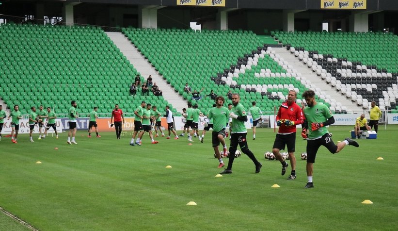 Sakaryaspor, Play-Off öncesi son idmanına çıktı