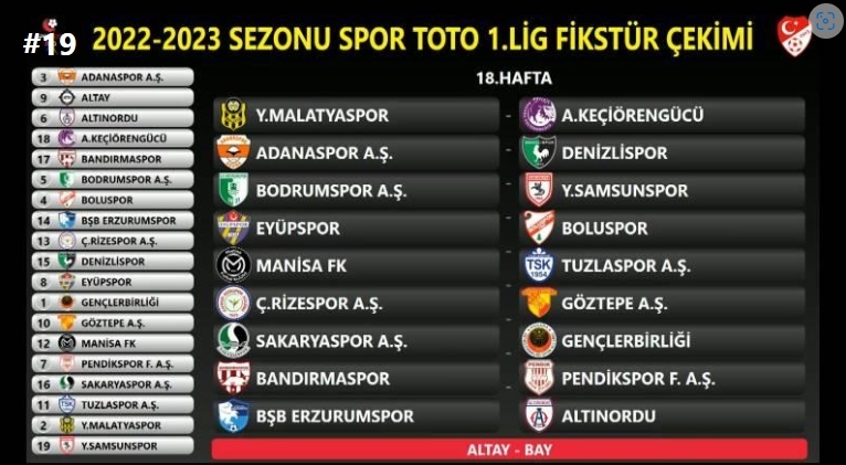 Sakaryaspor'un fikstürü belli oldu