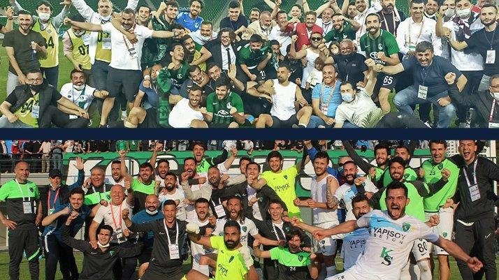 Sakaryaspor ve Kocaelispor direk 1 Lig'e çıkabilir