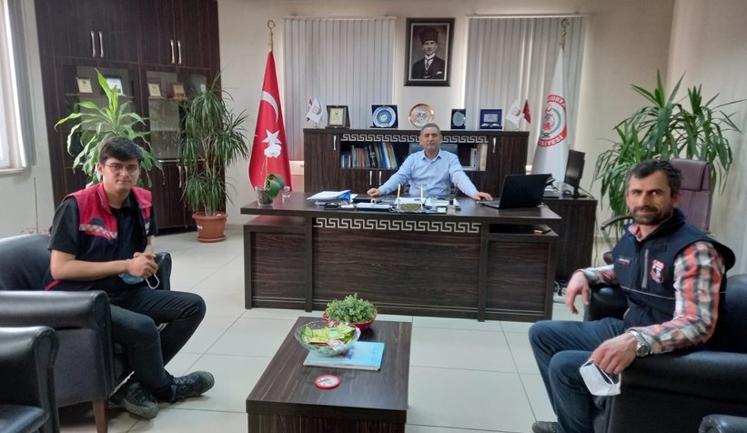 SAKTİM'den Urfa itfaiyesine ziyaret