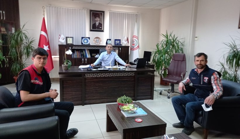 SAKTİM'den Urfa itfaiyesine ziyaret